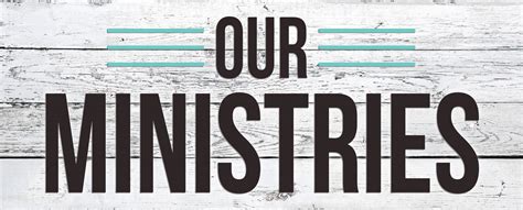 Our Ministry .